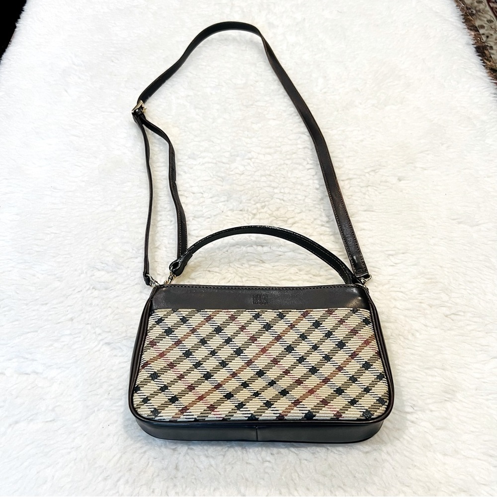 DAKS Genuine Leather Small Handbag/Shoulders/Crossbody Bag